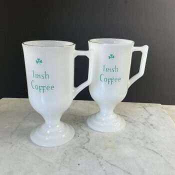 Vintage Irish Coffee Mokken van Melkglas