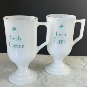 Vintage Irish Coffee Mokken van Melkglas