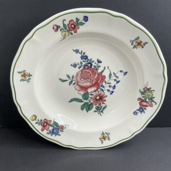 Villeroy & Boch Alt Strassburg soepbord met roos – Ø 23 cm