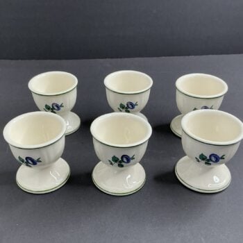 Villeroy & Boch Alt Strassburg eierdopjes – set van 6 met bloemendecor