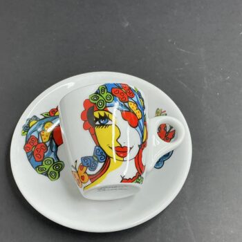 Josien Broeren Espressokopje 6,5 cl – Rood met Inspirerende Quote