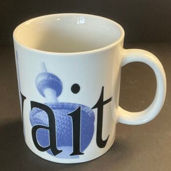 Vintage Starbucks Kuwait City mok 2002 – originele Collector Series