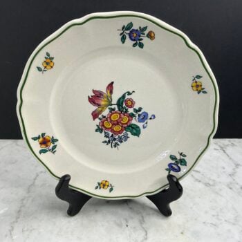 illeroy & Boch Alt Strassburg gebaksbordje – bloemendecor – Ø 16,2 cm