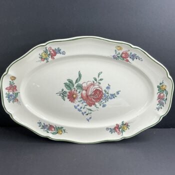 Antieke Villeroy & Boch Alt Strassburg serveerschaal 36 × 25 cm