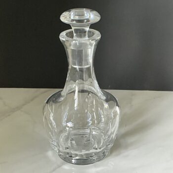 Vintage zware kristallen karaf met stop – 25 cm