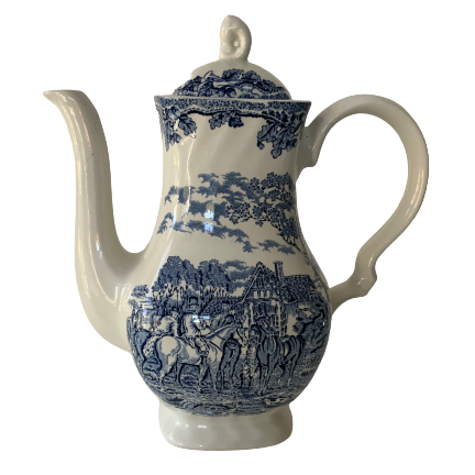 Myotts Country life blue Teapot