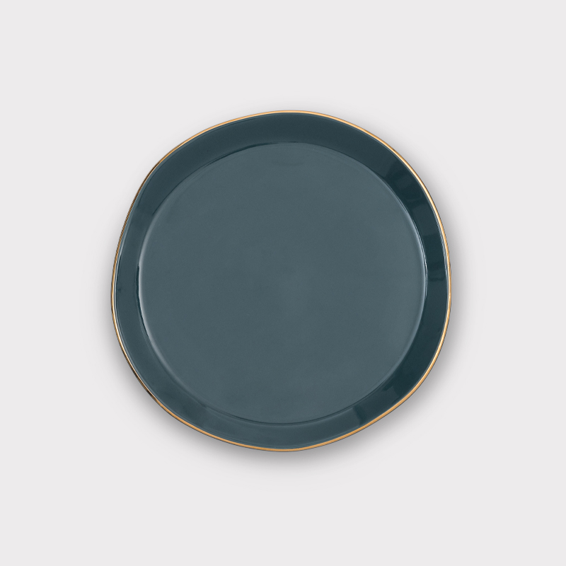 Good morning plate Blue/green 17cm