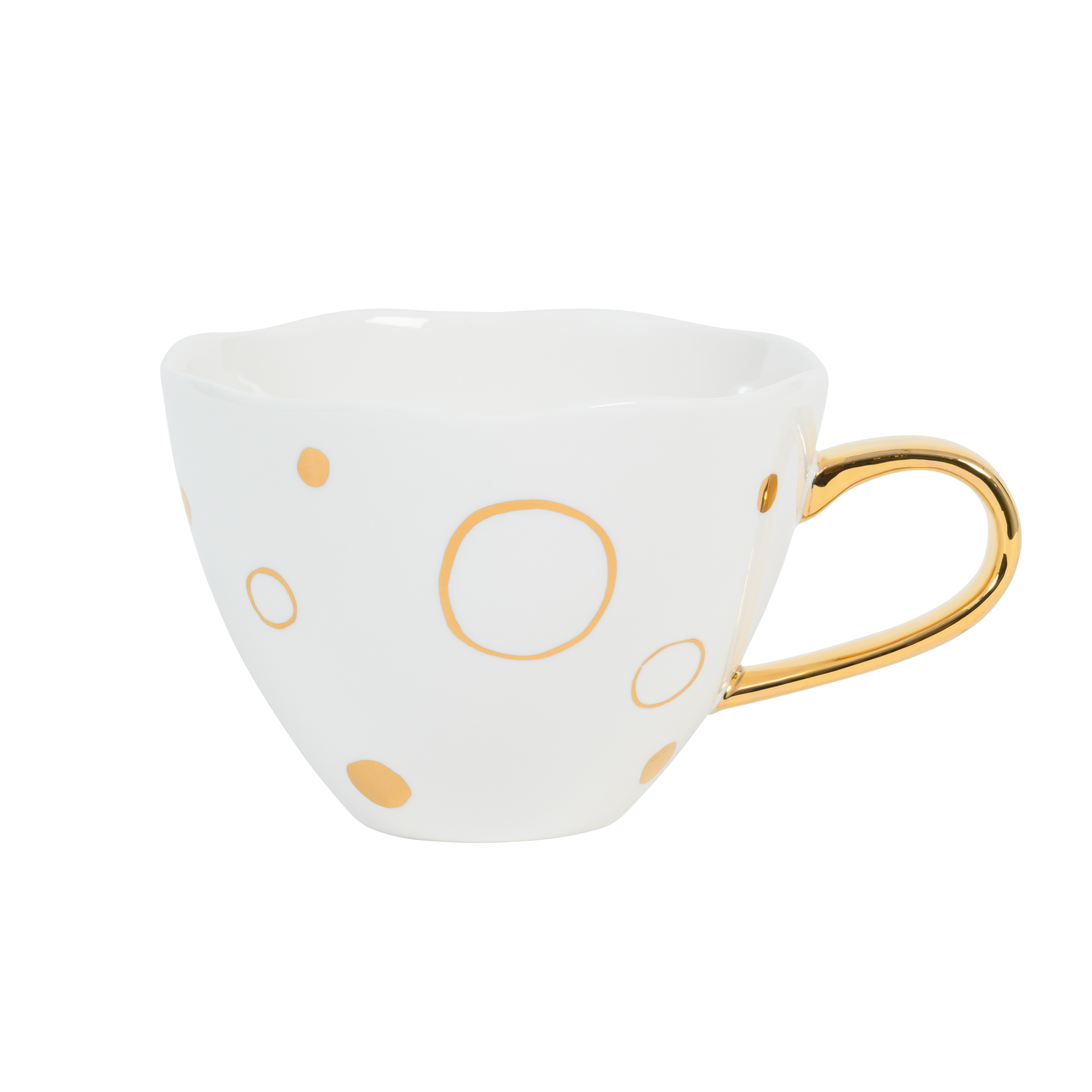 Good morning cappuccino cup "circle gold"