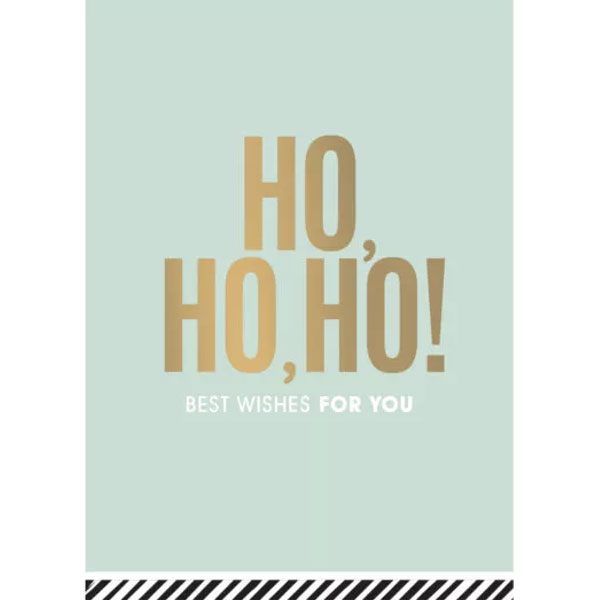 Kaart "Ho, ho ho! Best wishes for you