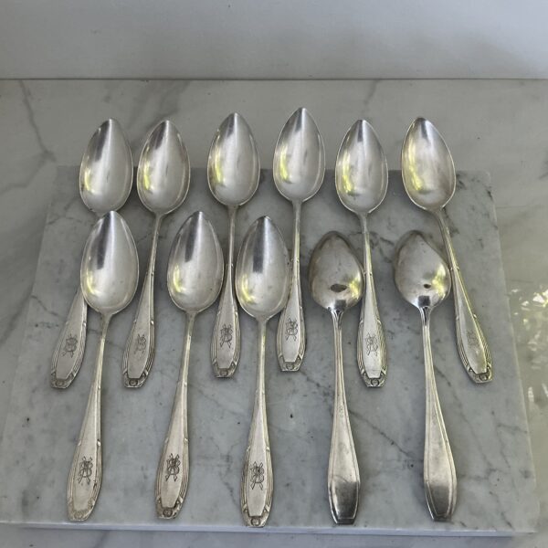 GAG Silber 90 verzilverde lepels (set van 9) - Afbeelding 6