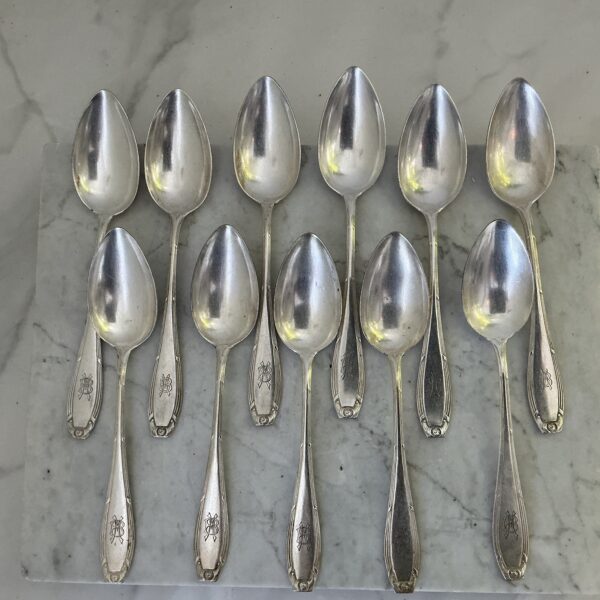 GAG Silber 90 verzilverde lepels (set van 9) - Afbeelding 7