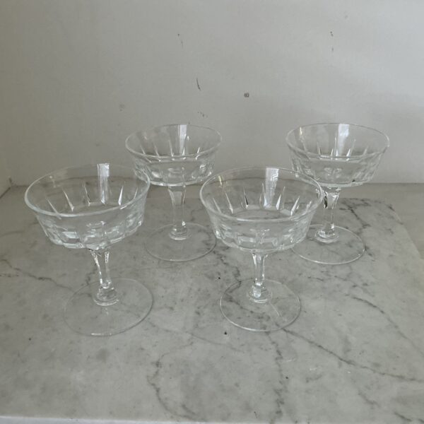 Cristal d'Arques kristallen Likeur glazen Louvre (set van 4) - Afbeelding 4