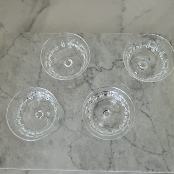 Cristal d'Arques kristallen Likeur glazen Louvre (set van 4) - Afbeelding 2