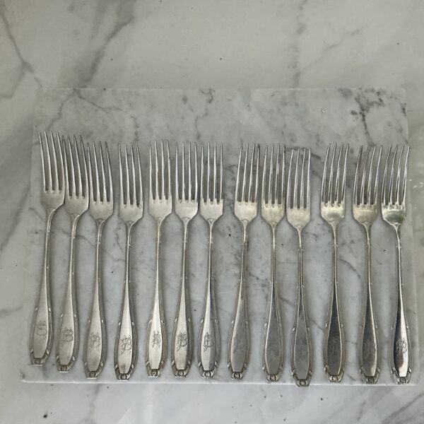 GAG Silber 90 verzilverde Vorken (set van 14) - Afbeelding 7