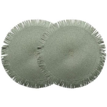 Gusta Placemat Ø38cm lichtgroen