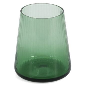 S|P Collection Glas 30cl donkergroen Ray - set/4