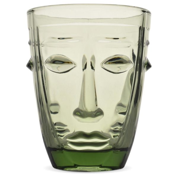 Opjet drinkglas visage groen