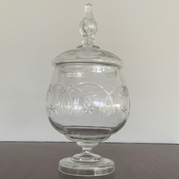 Vintage Kristallen fruitbowl schaal