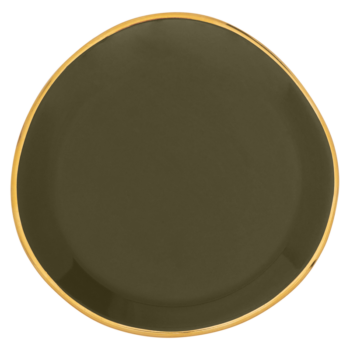 Plate small fir green