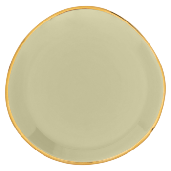 Plate small pale green