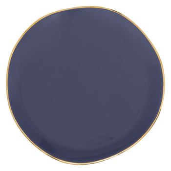 Plate purple blue 17cm