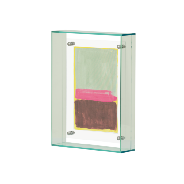 Urban nature culture LINDA acrylic photo frame, sea foam 15X20x4cm - Afbeelding 4