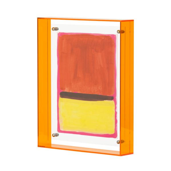 Urban nature culture LINDA acrylic photo frame, flame 20X25x4cm - Afbeelding 4