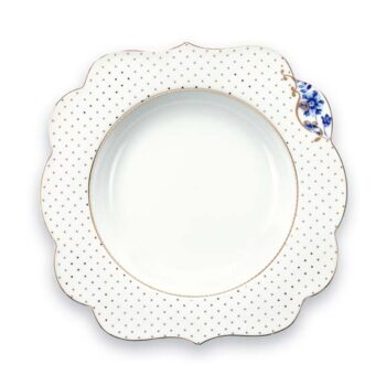 Diep bord Royal White