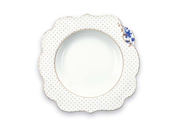 Diep bord Royal White