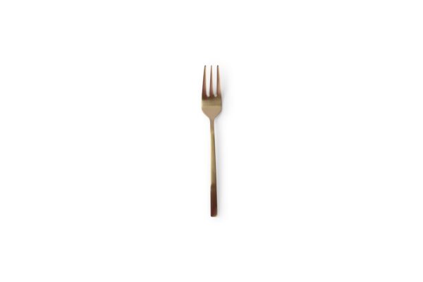 Salt & Pepper Cake fork mat goud Terno - set/6