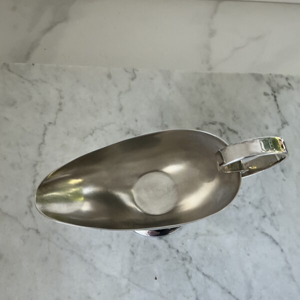 Vintage verzilverde art deco sauskom Sola 90 - Afbeelding 3