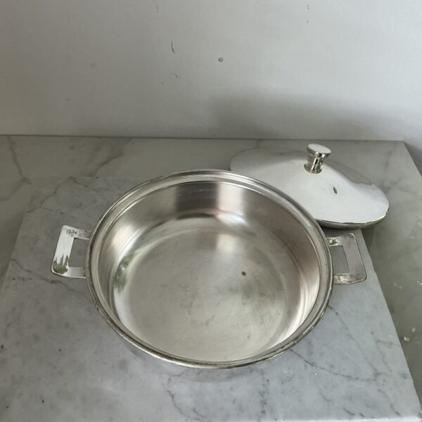 Sola 90 verzilverde dekschaal met deksel ø 20 cm - Afbeelding 5