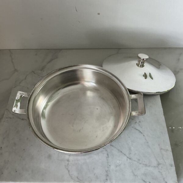 Sola 90 verzilverde dekschaal met deksel ø 20 cm - Afbeelding 6
