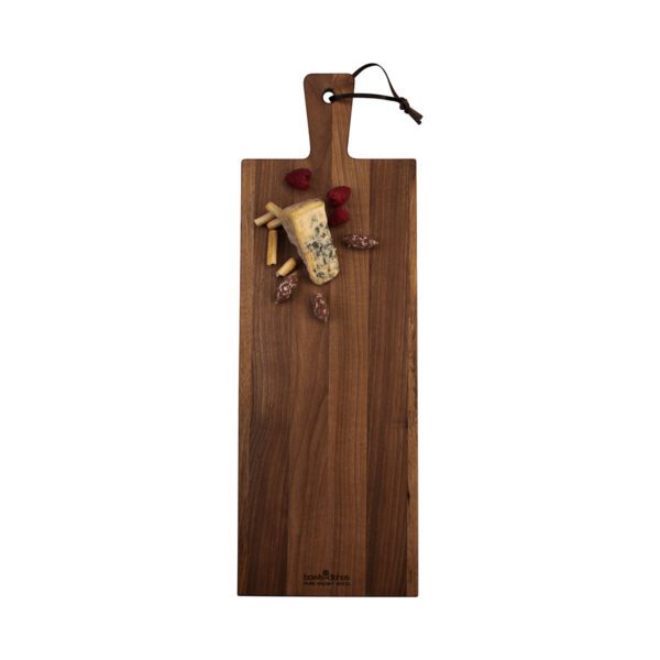 Bowls and Dishes Pure Walnut Wood Serveerplank 59 x 20 x 2 cm - Afbeelding 2