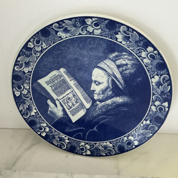wandbord "Rembrandt's moeder"