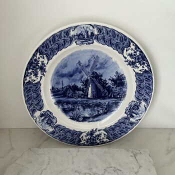 Delfts Blauw Wandbord Molen