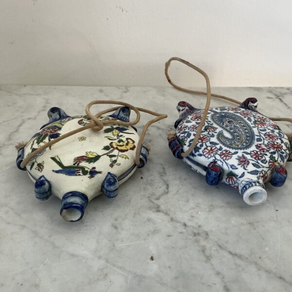 Vinatge Gien Faïence Miniatuur Flesjes (Set van 2) - Afbeelding 5