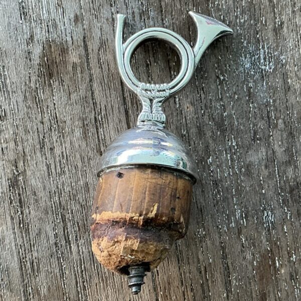 Gero vintage verzilverde wijnflessenstop