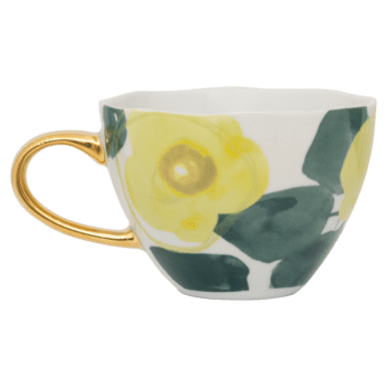 Urban Nature Culture Good Morning Cup Cappuccino/Tea Floral Art, limelight
