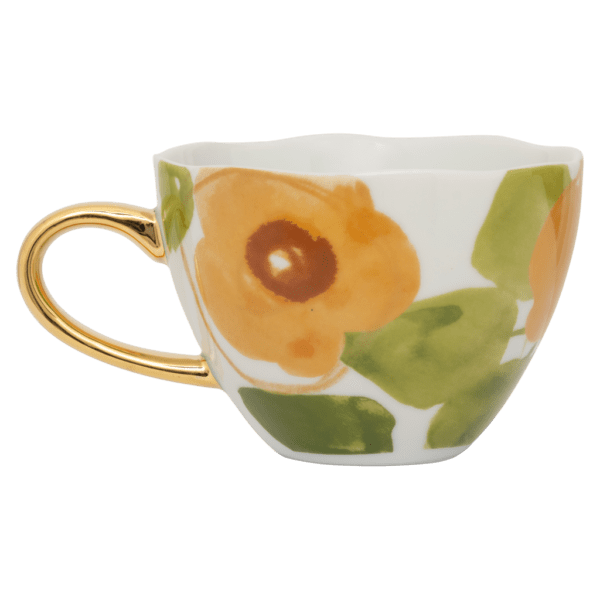 Urban Nature Culture Good Morning Cup Cappuccino/Tea Floral Art, caramel - Afbeelding 3