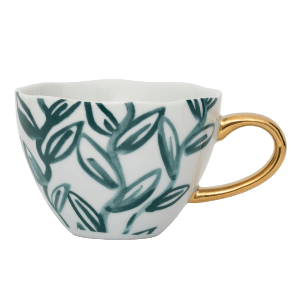 Cappuccino/Tea leaves aqua