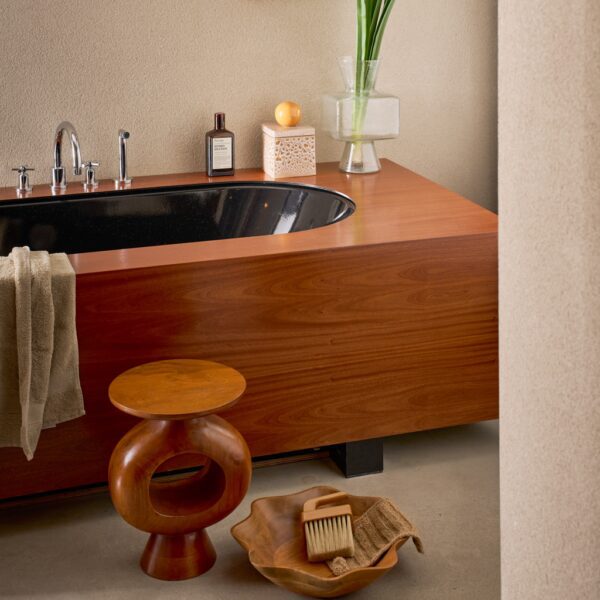 Urban Nature Culture Serving Bowl Bonnie – Mango Wood (40 x 39,5 x 10 cm) - Afbeelding 5
