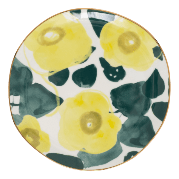 Urban Nature Culture Good Morning plate Floral Art limelight, Ø17 cm