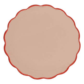 Urban Nature Culture Good Morning plate sculpted, old pink
