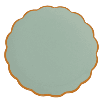 Good Morning Plate Sculpted – Celadon