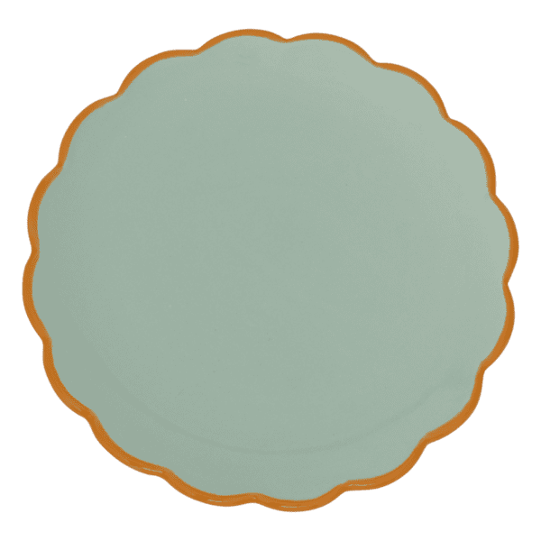 Good Morning Plate Sculpted – Celadon