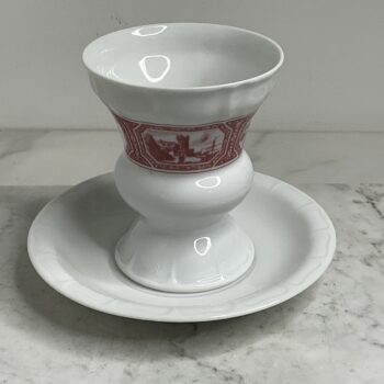 Rüdesheimer koffiebeker rood wit