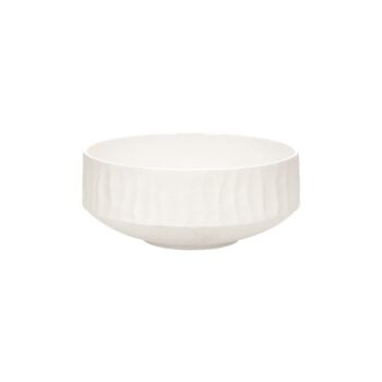 POMAX LEGGERO - ONTBIJTKOM - MAGNESIUM PORSELEIN - DIA 14,7 X H 6 CM - WIT