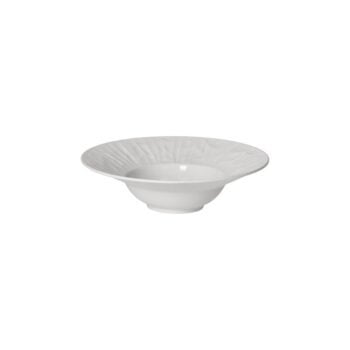 POMAX LEGGERO - DIEP BORD - PORSELEIN - DIA 19 X H 5,4 CM - WIT