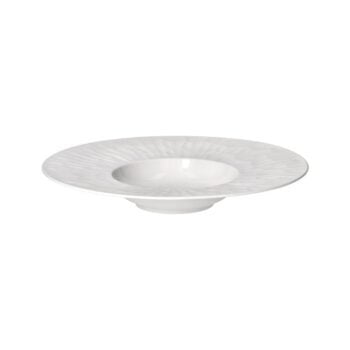 LEGGERO - DIEP BORD - PORSELEIN - DIA 28 X H 4,8 CM - WIT